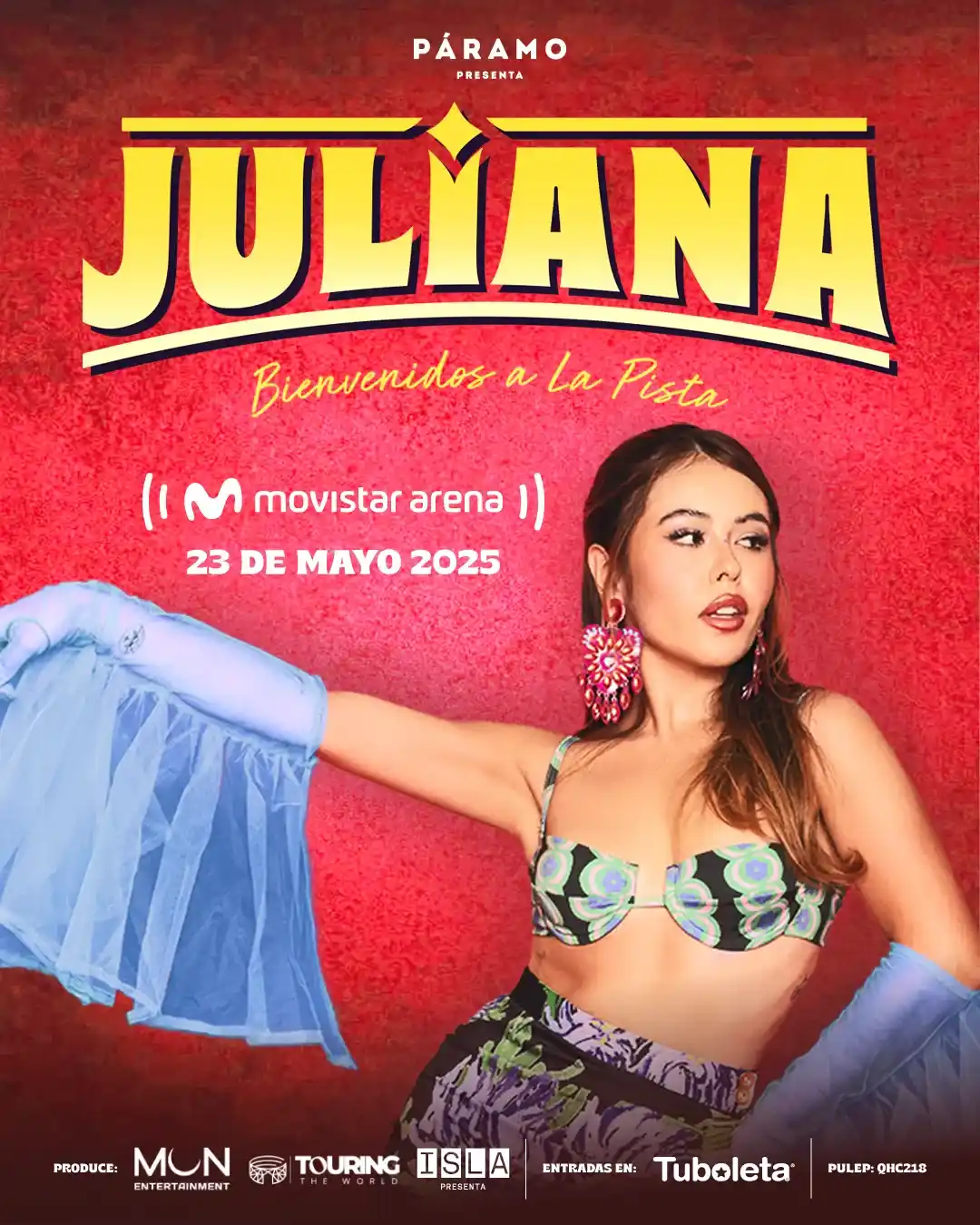 Juliana La Colombiana en concierto Bogotá 202